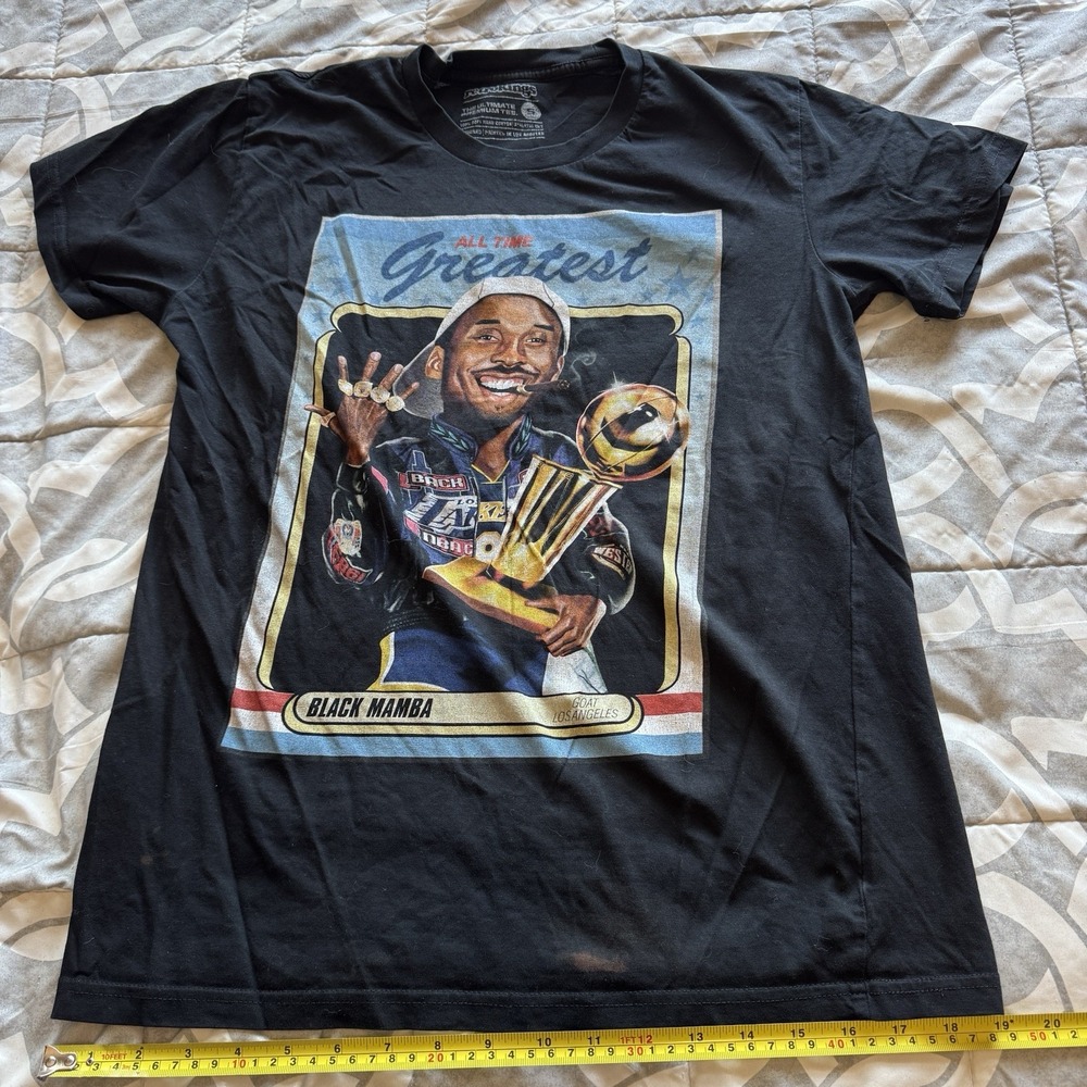Rare Vintage Kobe Bryant Lakers Greatest Shirt By Retrokings Black Mamba Small